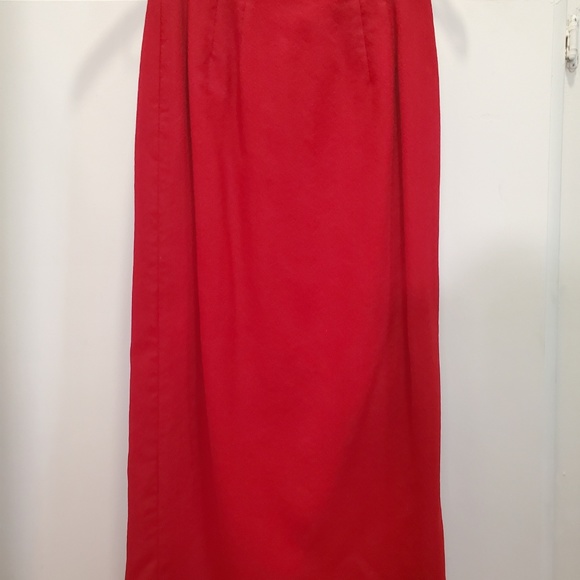 Amanda Smith Women's Red Skirt Suit Dress Jacket - Picture 2 of 6